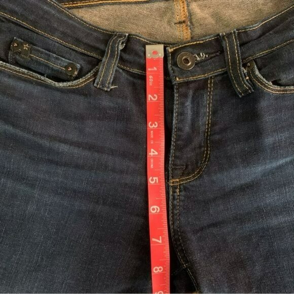 Big Star womens size 25L dark blue wash jeans Curvy fit hazel boot cut denim - Picture 3 of 10